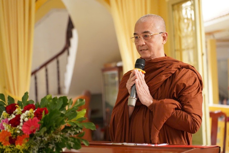 Đại đức Thích Giác Tâm, Trưởng ban Trị sự GHPGVN Q.Ô Môn phát biểu tiếp thu những chỉ đạo từ Ban Thường trực Ban Trị sự GHPGVN TP.Cần Thơ Đại đức Thích Giác Tâm, Trưởng ban Trị sự GHPGVN Q.Ô Môn phát biểu tiếp thu những chỉ đạo từ Ban Thường trực Ban Trị sự GHPGVN TP.Cần Thơ