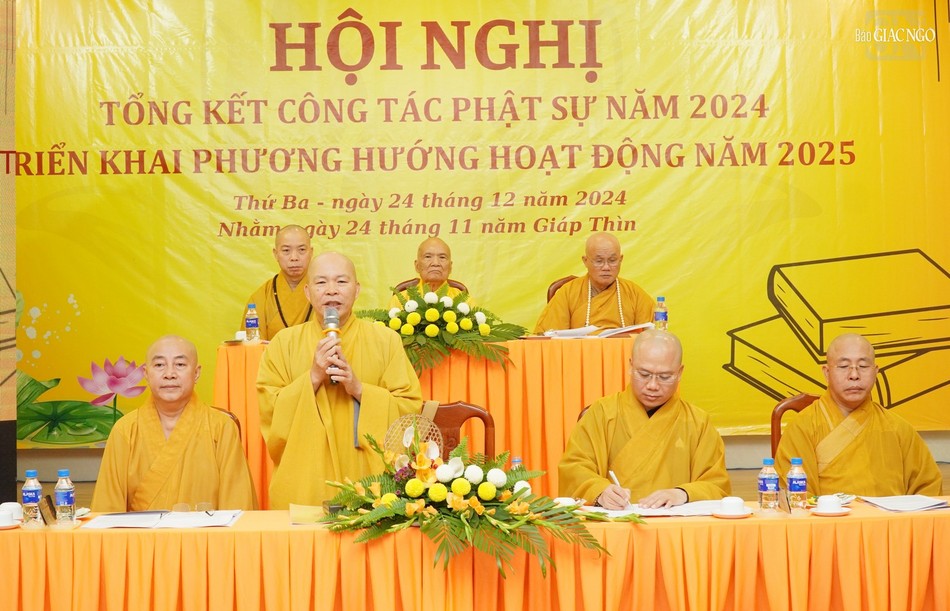 Thượng tọa Thích Trí Thường phát biểu khai mạc