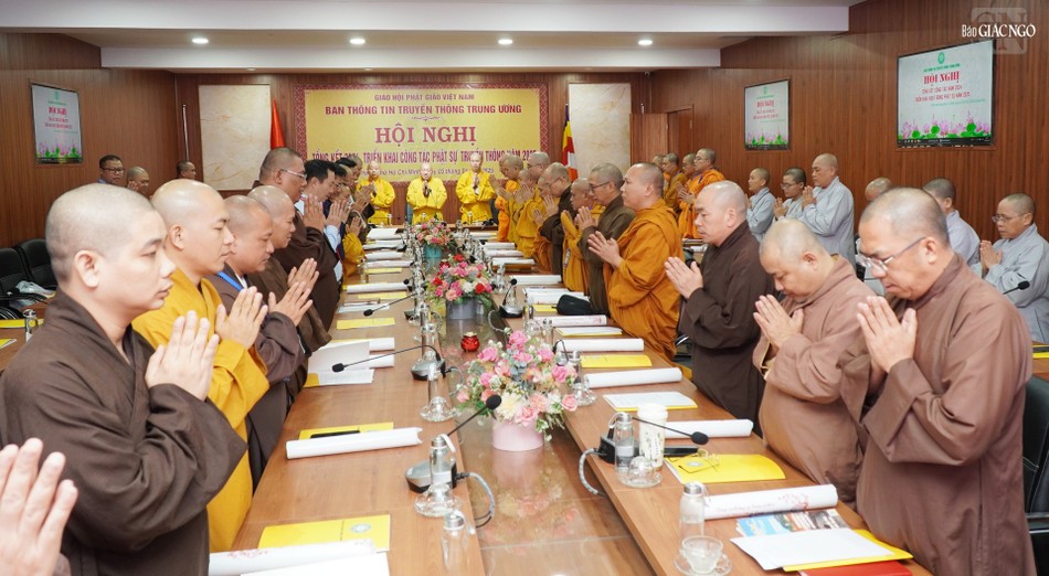 Hội nghị tổng kết hoạt động Phật sự năm 2024 của Ban Thông tin - Truyền thông T.Ư diễn ra tại thiền viện Quảng Đức sáng 3-1-2025 Hội nghị tổng kết hoạt động Phật sự năm 2024 của Ban Thông tin - Truyền thông T.Ư diễn ra tại thiền viện Quảng Đức sáng 3-1-2025