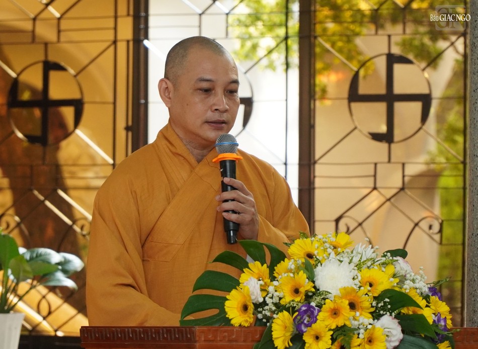 Đại đức Thích Quang Nghĩa báo cáo tổng kết hoạt động Phật sự năm 2024 Đại đức Thích Quang Nghĩa báo cáo tổng kết hoạt động Phật sự năm 2024