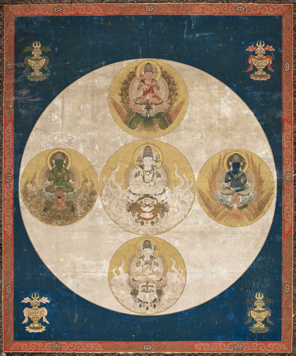 Mạn-đà-la Ngũ Đại Hư Không Tạng, thời kỳ Momoyama - đầu Edo, Nhật Bản