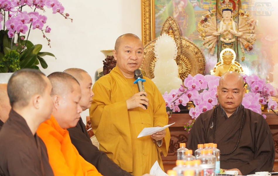 Thượng tọa Thích Nhật Từ thông tin về đại biểu quốc tế dự Đại lễ Vesak Liên Hiệp Quốc 2025 tại TP.HCM