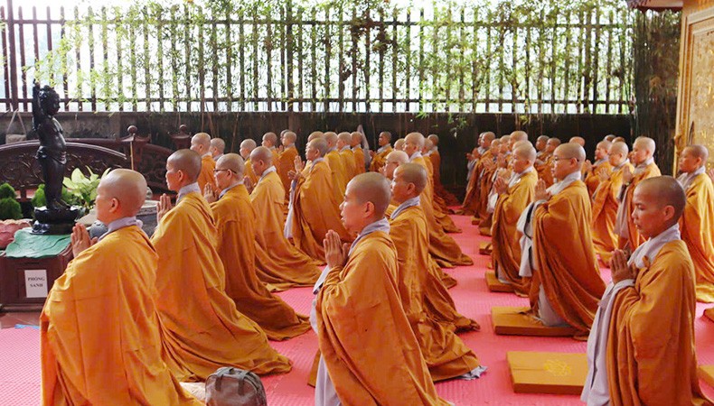 Chư Ni huyện Củ Chi trong khóa lễ Chư Ni huyện Củ Chi trong khóa lễ
