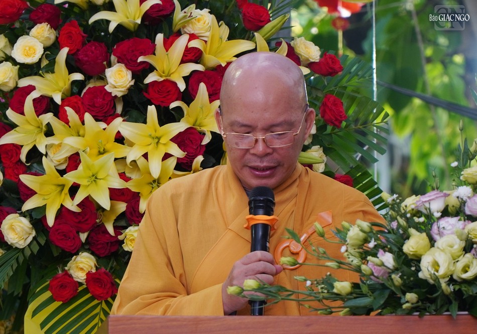 Thượng tọa Thích Trí Thường đọc Diễn văn Đại lễ Phật đản Phật lịch 2569