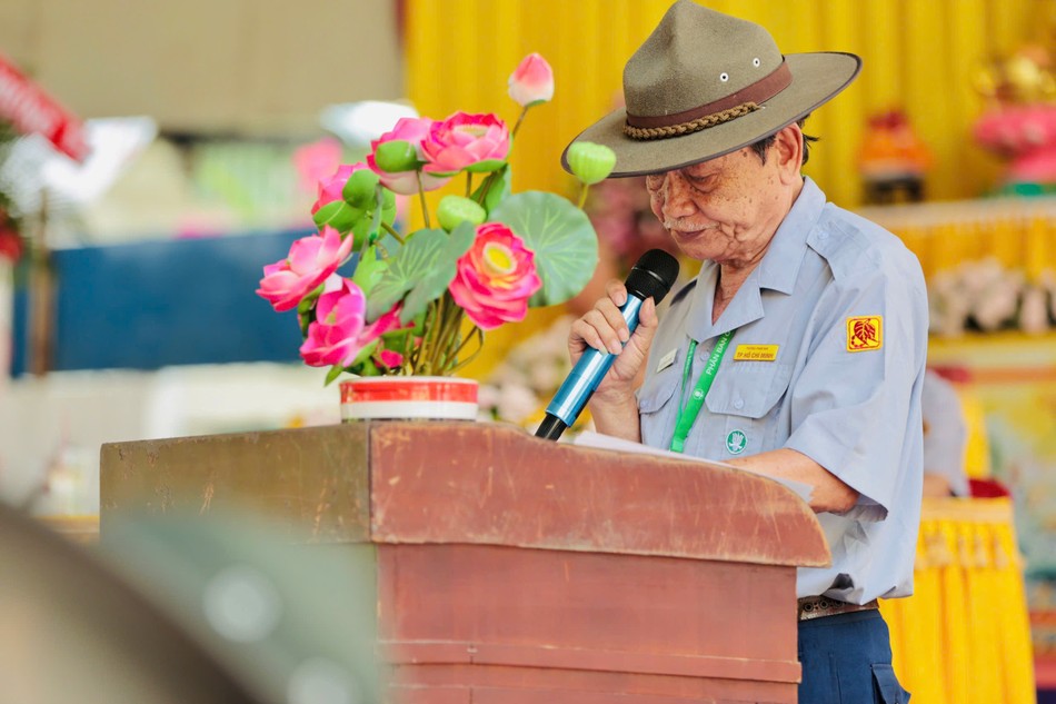 Huynh Trưởng Thị Cư - Nguyễn Thanh Minh, Trưởng ban Tổ chức phát biểu