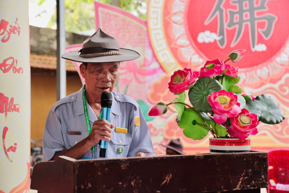 Huynh trưởng Minh Thao, Trại trưởng Liên trại huấn luyện phát biểu khai mạc