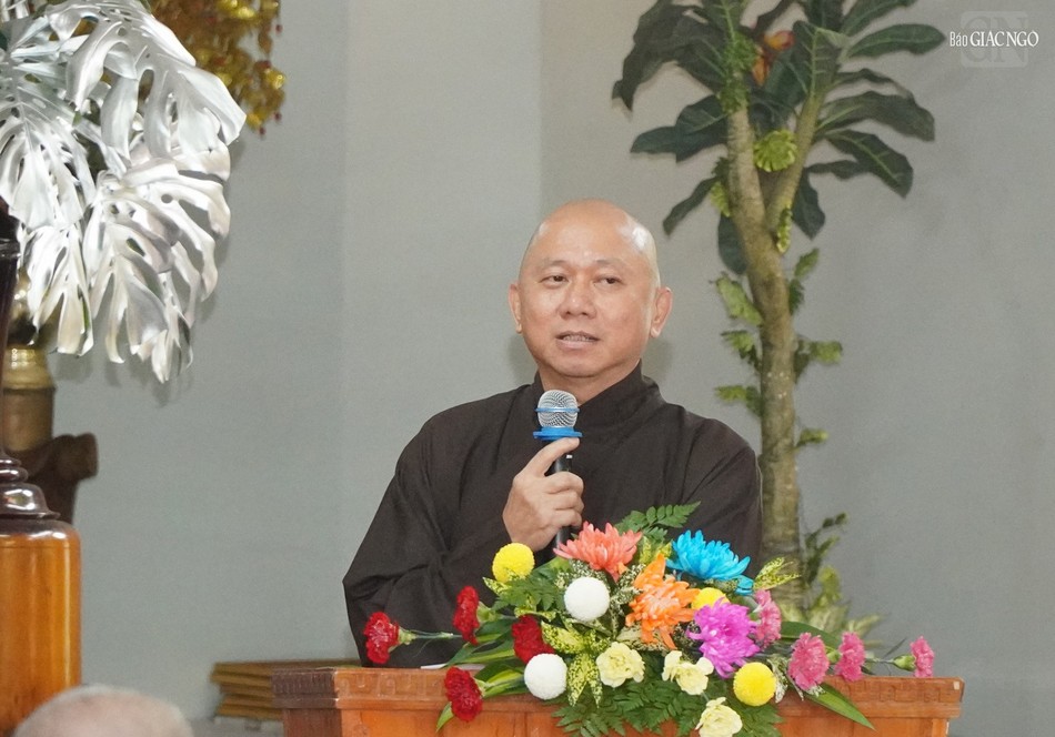 Thượng tọa Thích Tắc Bạch triển khai Phật sự