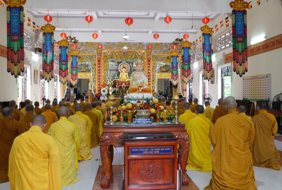 105 hành giả tham dự lễ Tự tứ 105 hành giả tham dự lễ Tự tứ