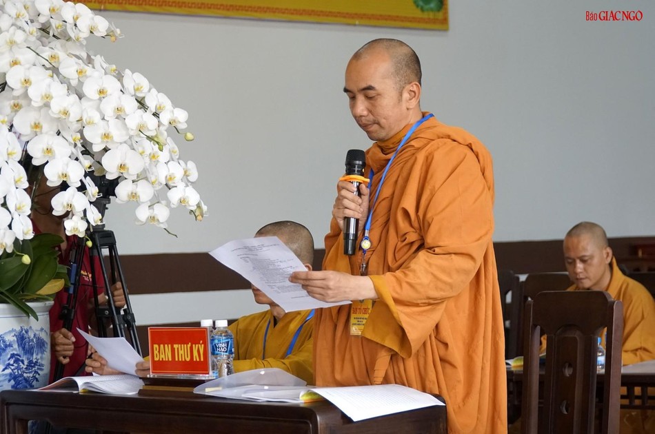 Ban Thư ký báo cáo tại phiên trù bị