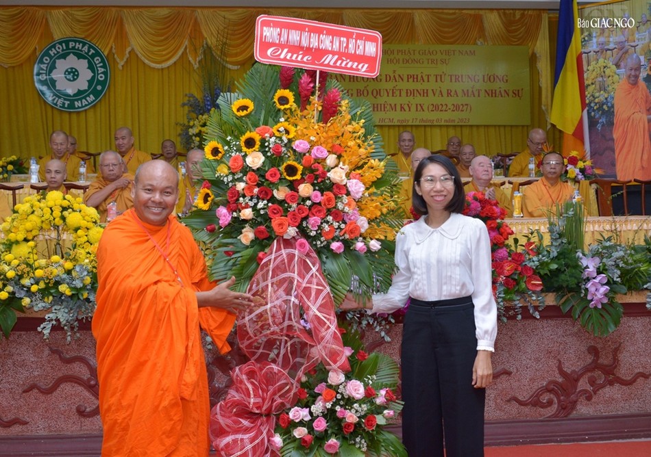 Buổi lễ diễn ra tại hội trường thiền viện Quảng Đức - TP.HCM