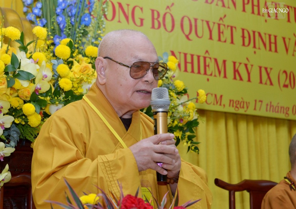 Hòa thượng Chủ tịch Hội đồng Trị sự đạo từ, chỉ đạo