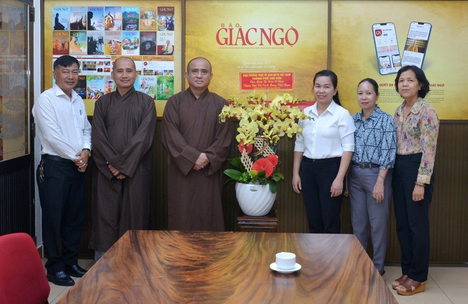 Phái đoàn TP.Thủ Đức tại Báo Giác Ngộ Phái đoàn TP.Thủ Đức tại Báo Giác Ngộ