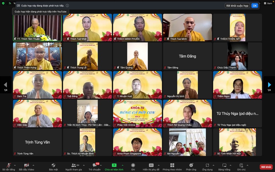 Gần 200 Phật tử trong và ngoài nước tham dự