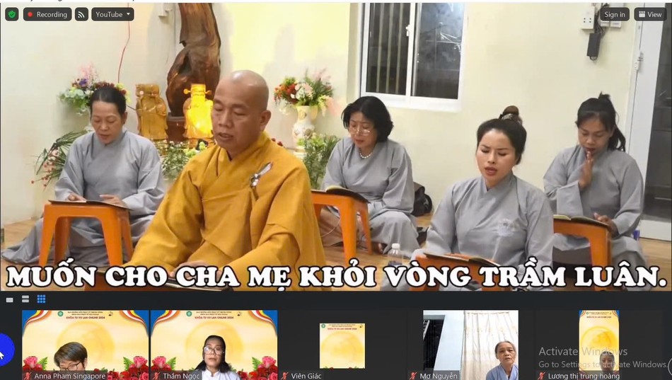 Nhất tâm hướng về đấng sanh thành