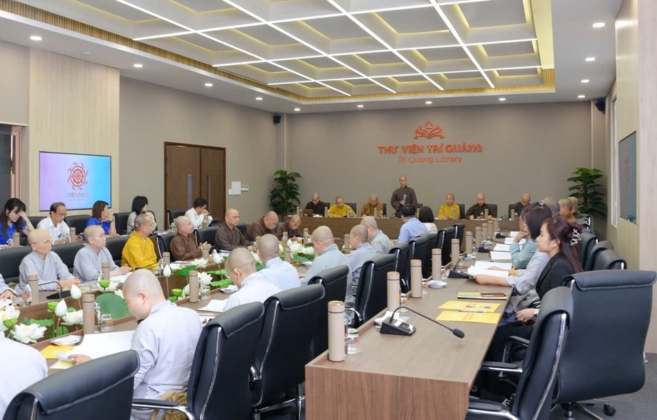 Buổi họp diễn ra ở Học viện Phật giáo VN tại TP.HCM, cơ sở 2, xã Lê Minh Xuân, H.Bình Chánh Buổi họp diễn ra ở Học viện Phật giáo VN tại TP.HCM, cơ sở 2, xã Lê Minh Xuân, H.Bình Chánh