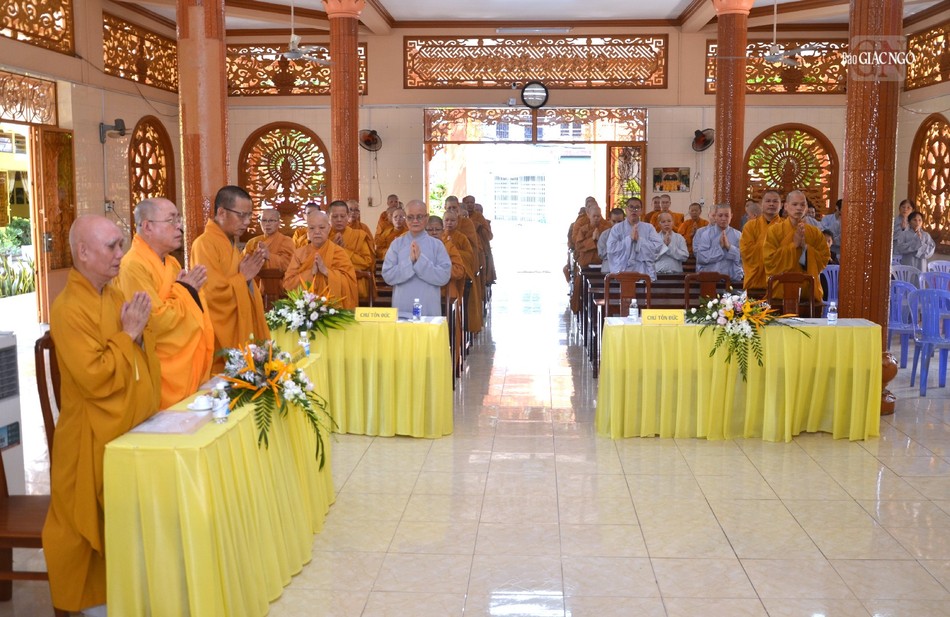 Ban Trị sự GHPGVN Q.Tân Bình tổ chức Hội thi diễn giảng dành cho hành giả an cư ảnh 1
