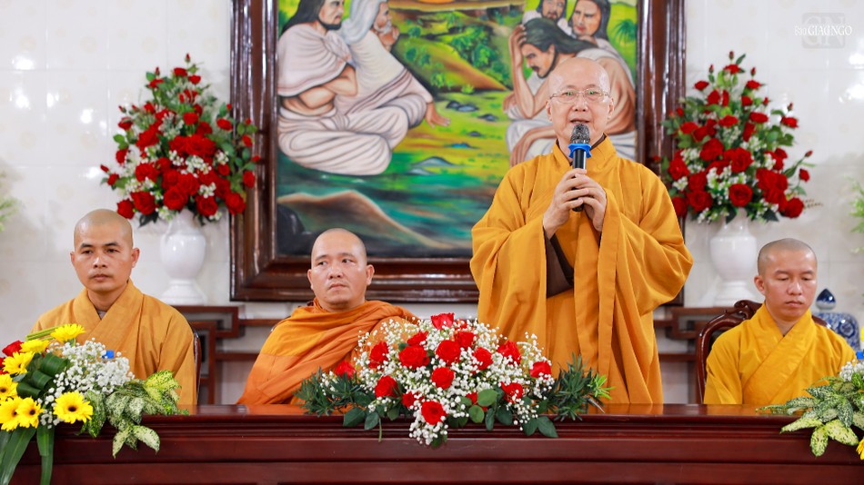 Hòa thượng Thích Chơn Không phát biểu chỉ đạo Hòa thượng Thích Chơn Không phát biểu chỉ đạo