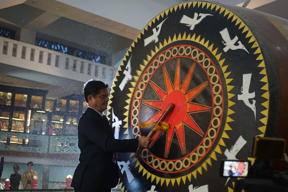 Đánh trống chính thức khai mạc lễ hội Đánh trống chính thức khai mạc lễ hội