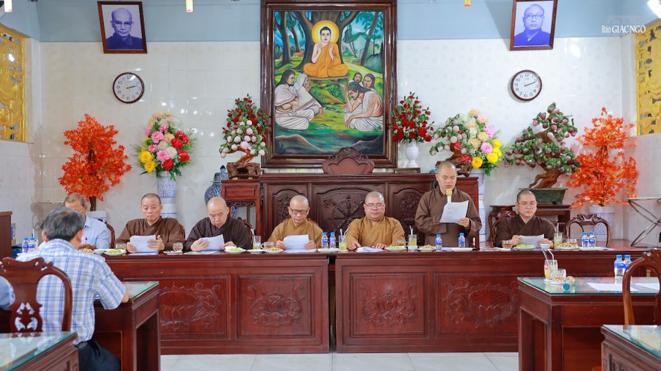 Thượng tọa Thích Quảng Pháp thông qua kế hoạch tổ chức Đại lễ Phật đản và khóa An cư kiết hạ Phật lịch 2569 Thượng tọa Thích Quảng Pháp thông qua kế hoạch tổ chức Đại lễ Phật đản và khóa An cư kiết hạ Phật lịch 2569