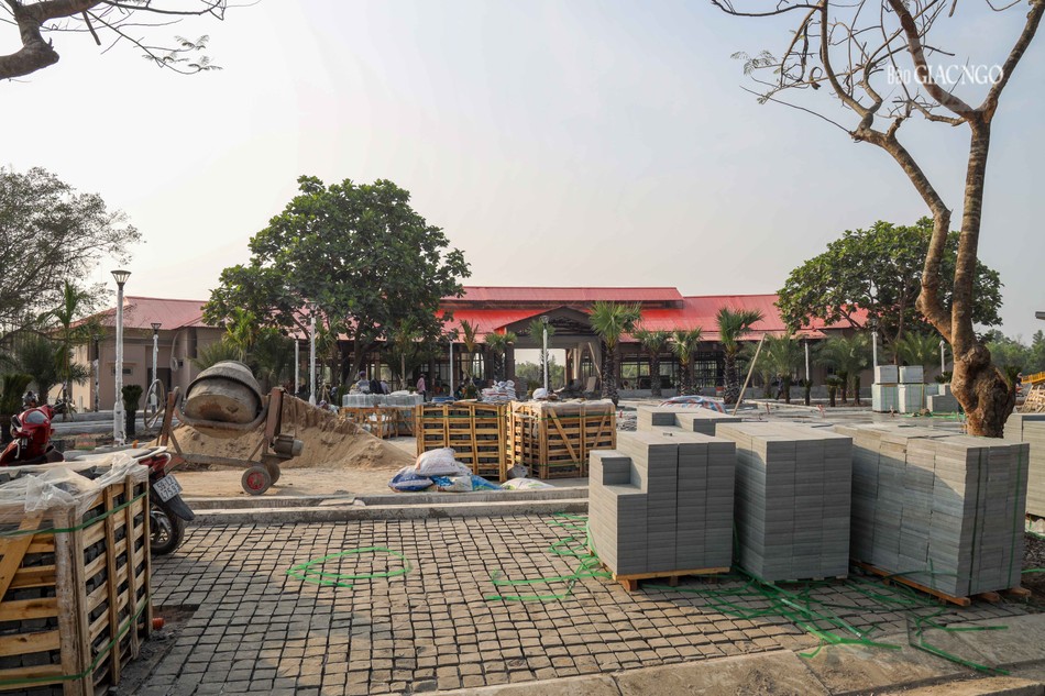 Các hạng mục công trình đang được hoàn thiện