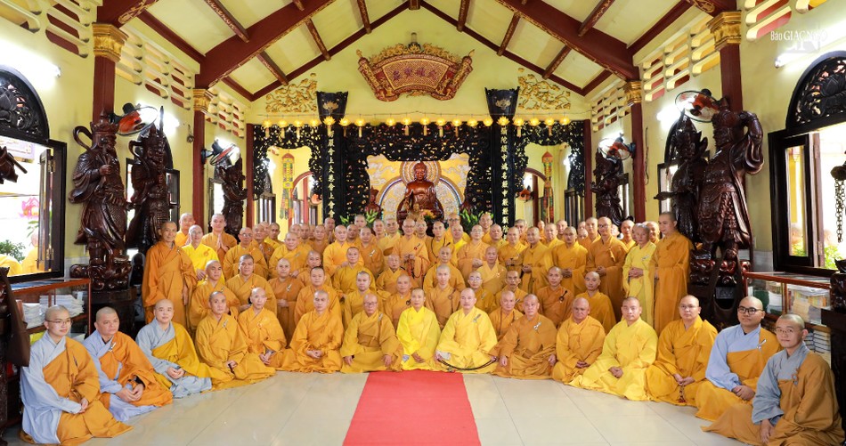 105 chư Tăng an cư tại chùa Bửu Liên