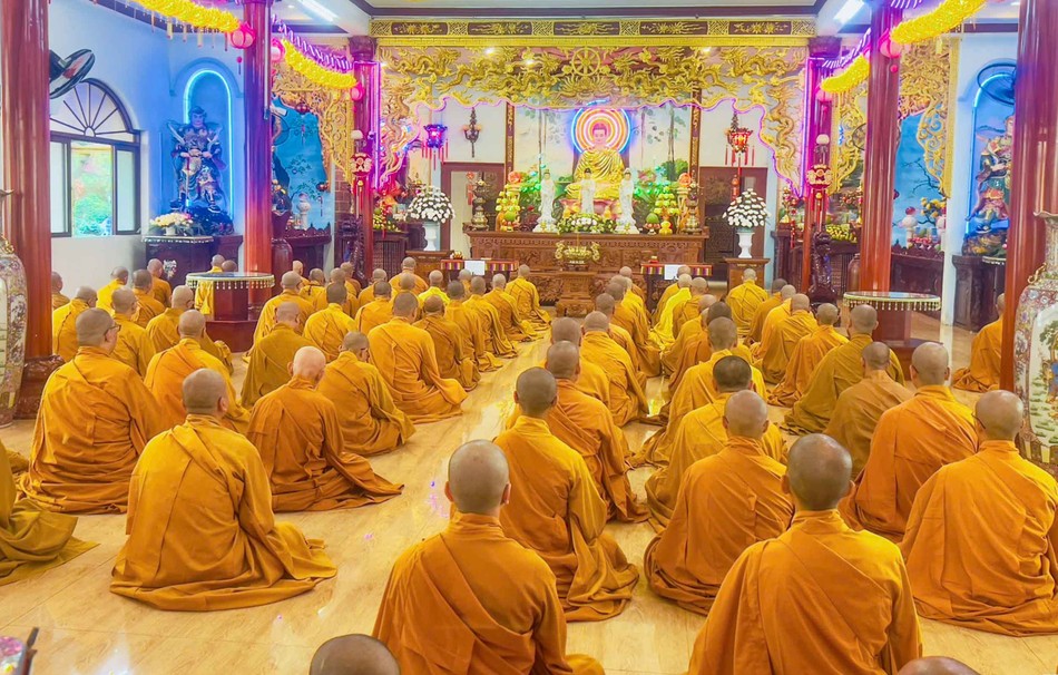 Toàn H.Hóc Môn có 451 hành giả an cư Toàn H.Hóc Môn có 451 hành giả an cư