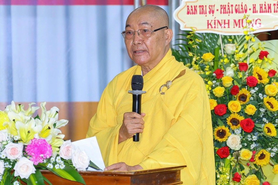 Hòa thượng Thích Minh Nhật phát biểu khai mạc Hòa thượng Thích Minh Nhật phát biểu khai mạc