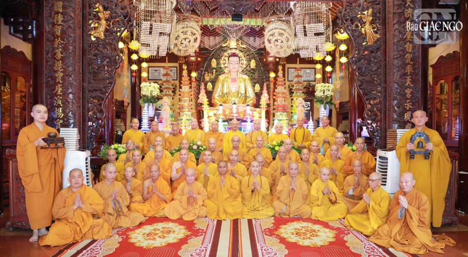 Trường hạ chùa Đại Giác có 54 chư Tăng hành giả an cư