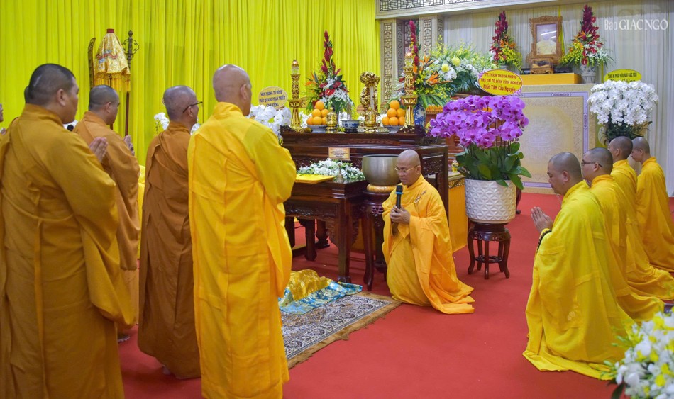 Thượng tọa Thích Quảng Hiền cảm tạ