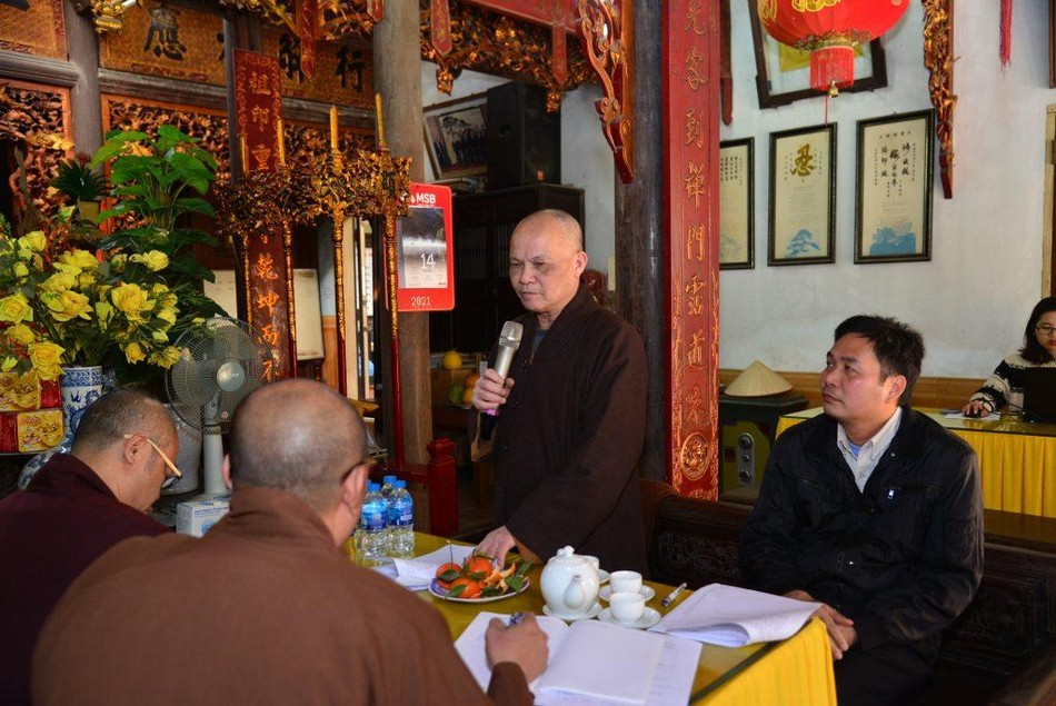 Chư tôn đức đóng góp ý kiến cho bản dự thảo báo cáo tổng kết công tác Phật sự năm 2020 Chư tôn đức đóng góp ý kiến cho bản dự thảo báo cáo tổng kết công tác Phật sự năm 2020