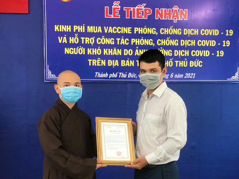 Ông Nguyễn Văn Hậu, Phó Chủ tịch UBMTTQVN TP.Thủ Đức gửi thư cảm ơn đến các cơ sở tự viện Ông Nguyễn Văn Hậu, Phó Chủ tịch UBMTTQVN TP.Thủ Đức gửi thư cảm ơn đến các cơ sở tự viện