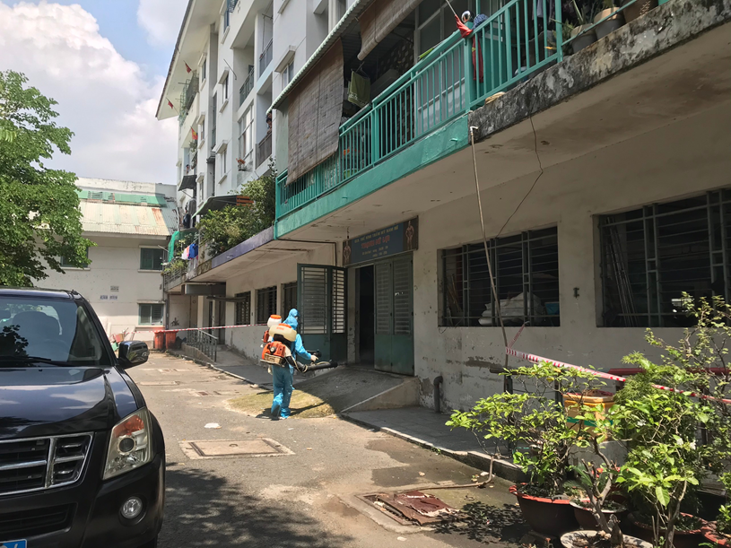 Phun khử khẩn khu vực liên quan ca nhiễm Phun khử khẩn khu vực liên quan ca nhiễm