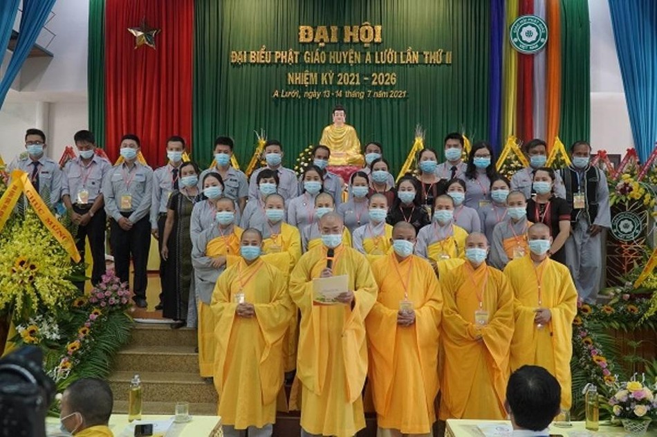 Tân Ban Trị sự Phật giáo huyện A Lưới ra mắt và phát biểu nhận nhiệm vụ tại đại hội Tân Ban Trị sự Phật giáo huyện A Lưới ra mắt và phát biểu nhận nhiệm vụ tại đại hội