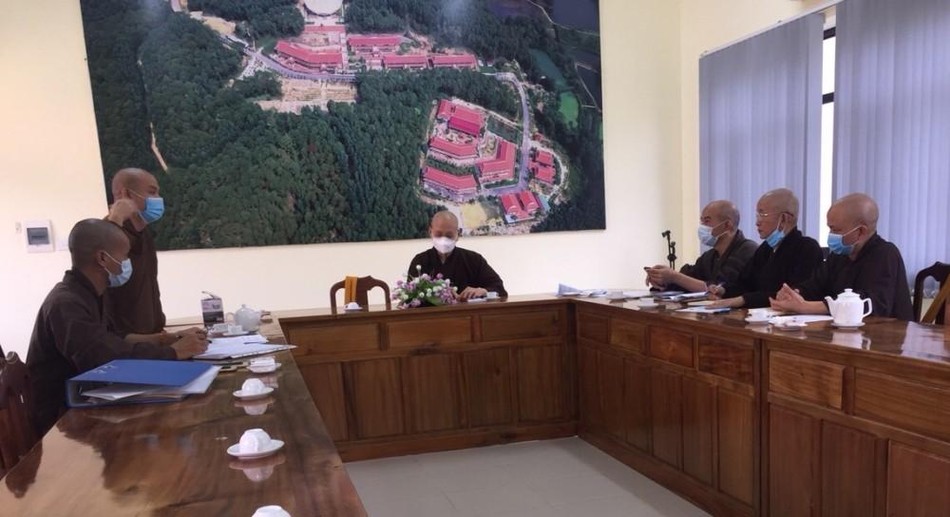 Hòa thượng Thích Hải Ấn, Viện trưởng Học viện Phật giáo VN tại Huế chủ tọa phiên họp trước kỳ thi tốt nghiệp Hòa thượng Thích Hải Ấn, Viện trưởng Học viện Phật giáo VN tại Huế chủ tọa phiên họp trước kỳ thi tốt nghiệp