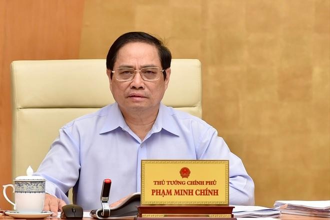 Thủ tướng Phạm Minh Chính chủ trì cuộc họp - Ảnh: VGP Thủ tướng Phạm Minh Chính chủ trì cuộc họp - Ảnh: VGP