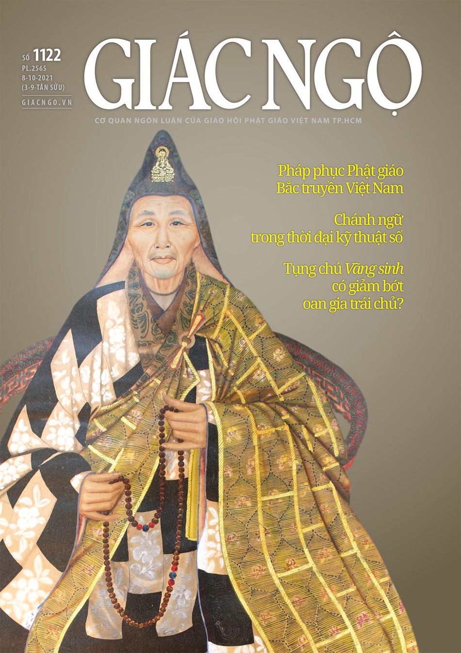 Bìa báo Giác Ngộ số 1122 - Mỹ thuật: Tống Viết Diễn Bìa báo Giác Ngộ số 1122 - Mỹ thuật: Tống Viết Diễn