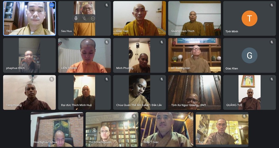 Phiên họp trực tuyến Ban Thường trực Ban Trị sự Phật giáo tỉnh Đắk Lắk Phiên họp trực tuyến Ban Thường trực Ban Trị sự Phật giáo tỉnh Đắk Lắk