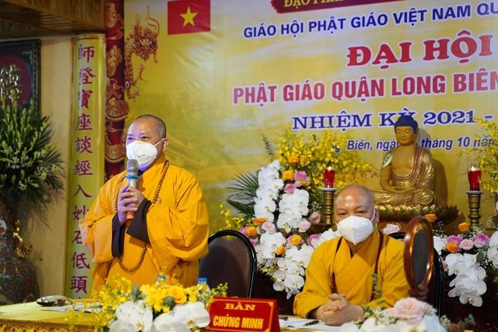 Thượng tọa Thích Minh Tuấn ban đạo từ Thượng tọa Thích Minh Tuấn ban đạo từ