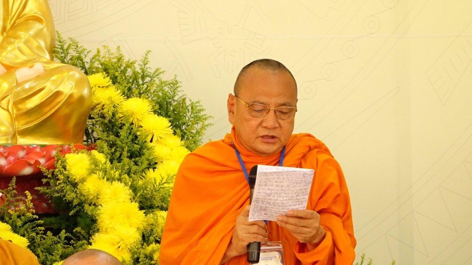 Hòa thượng Thích Bửu Chánh ban đạo từ Hòa thượng Thích Bửu Chánh ban đạo từ