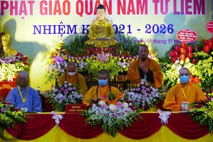 Thượng tọa Thích Minh Tuấn ban đạo từ Thượng tọa Thích Minh Tuấn ban đạo từ