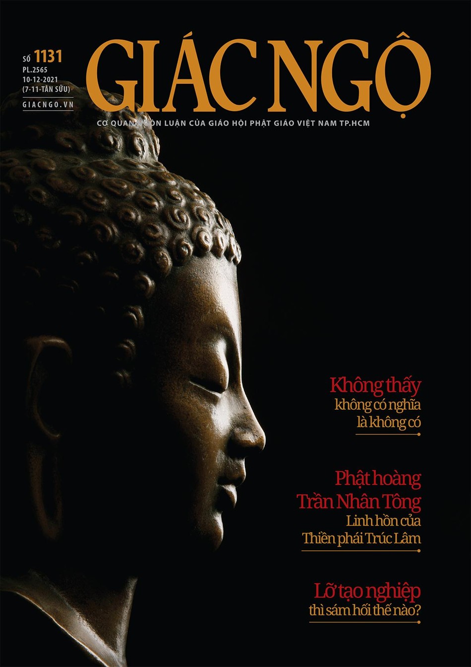 Bìa 1 báo Giác Ngộ số 1131 - Mỹ thuật: Tống Viết Diễn