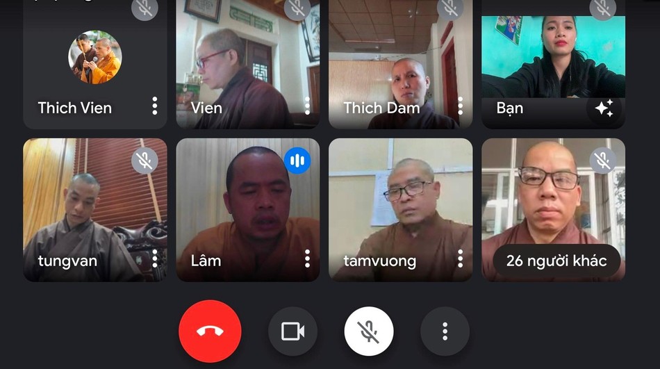 Hội nghị tổng kết Phật sự năm 2021 của Ban Trị sự Phật giáo tỉnh Vĩnh Phúc được tổ chức bằng hình thức trực tuyến