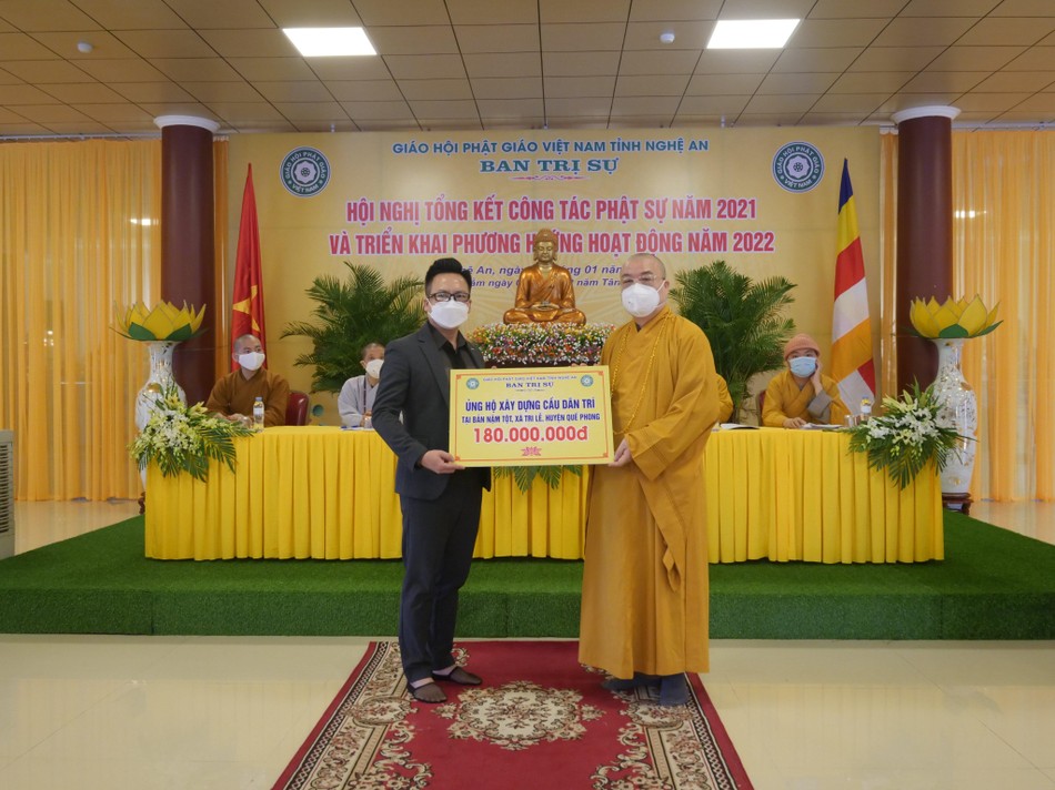 Ban Trị sự GHPGVN tỉnh hỗ trợ 180 triệu đồng xây dựng cầu dân trí tại bản Nậm Tột, xã Trí Lễ, huyện Quế Phong Ban Trị sự GHPGVN tỉnh hỗ trợ 180 triệu đồng xây dựng cầu dân trí tại bản Nậm Tột, xã Trí Lễ, huyện Quế Phong