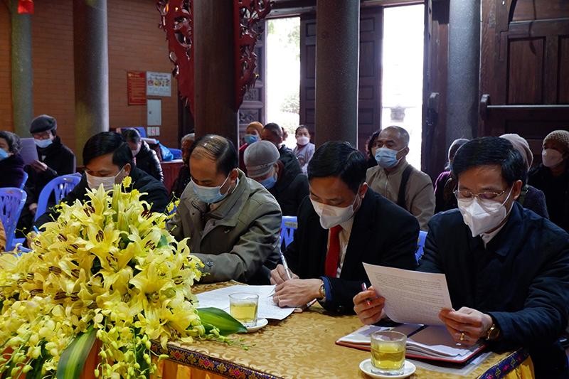 Đại biểu chính quyền tham dự hội nghị