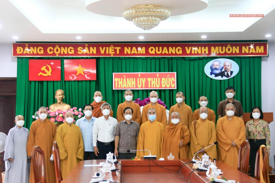 Chúc Tết đến lãnh đạo Thành ủy Thủ Đức