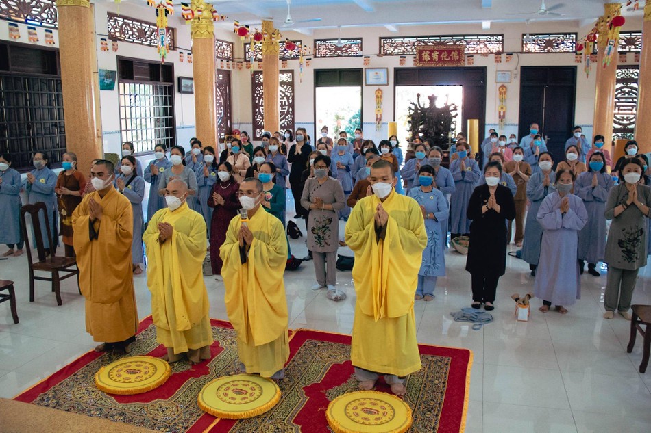 Chư Tăng đại diện đoàn hành hương dâng lời tác bạch Chư Tăng đại diện đoàn hành hương dâng lời tác bạch