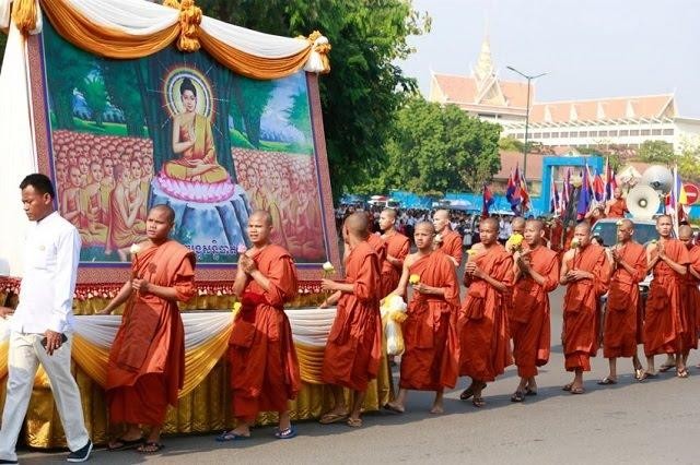 Chư Tăng tham dự lễ hội Meak Bocheak năm 2020 Chư Tăng tham dự lễ hội Meak Bocheak năm 2020