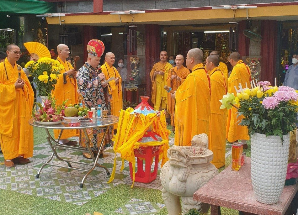Trai đàn chẩn tế, cầu siêu bạt độ chư vị hương linh tại chùa Văn Thánh Trai đàn chẩn tế, cầu siêu bạt độ chư vị hương linh tại chùa Văn Thánh