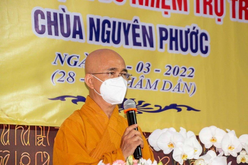 Thượng tọa Thích Thiện Quý ban đạo từ Thượng tọa Thích Thiện Quý ban đạo từ