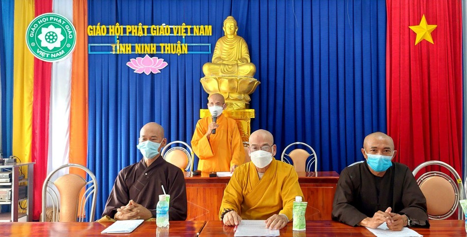 Hòa thượng Thích Hạnh Thể đúc kết phiên họp Hòa thượng Thích Hạnh Thể đúc kết phiên họp